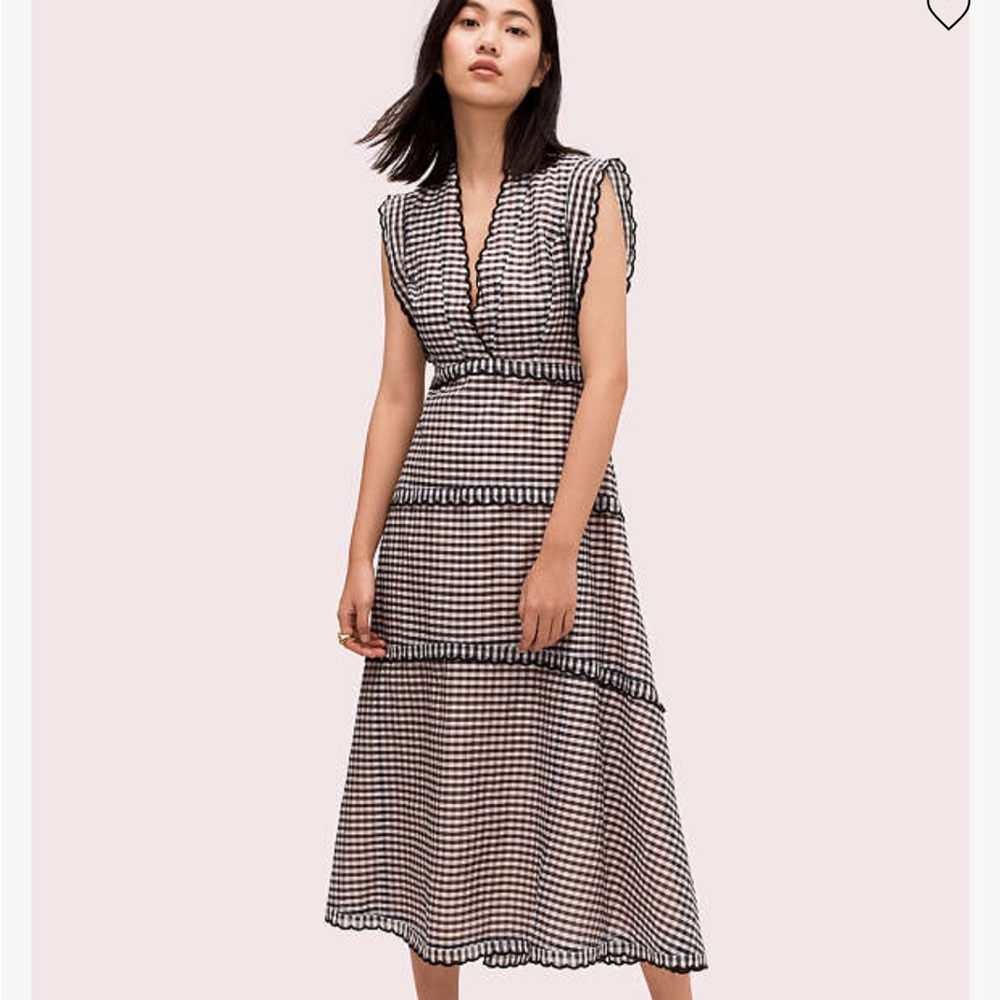 Kate Spade New York Gingham Midi dress